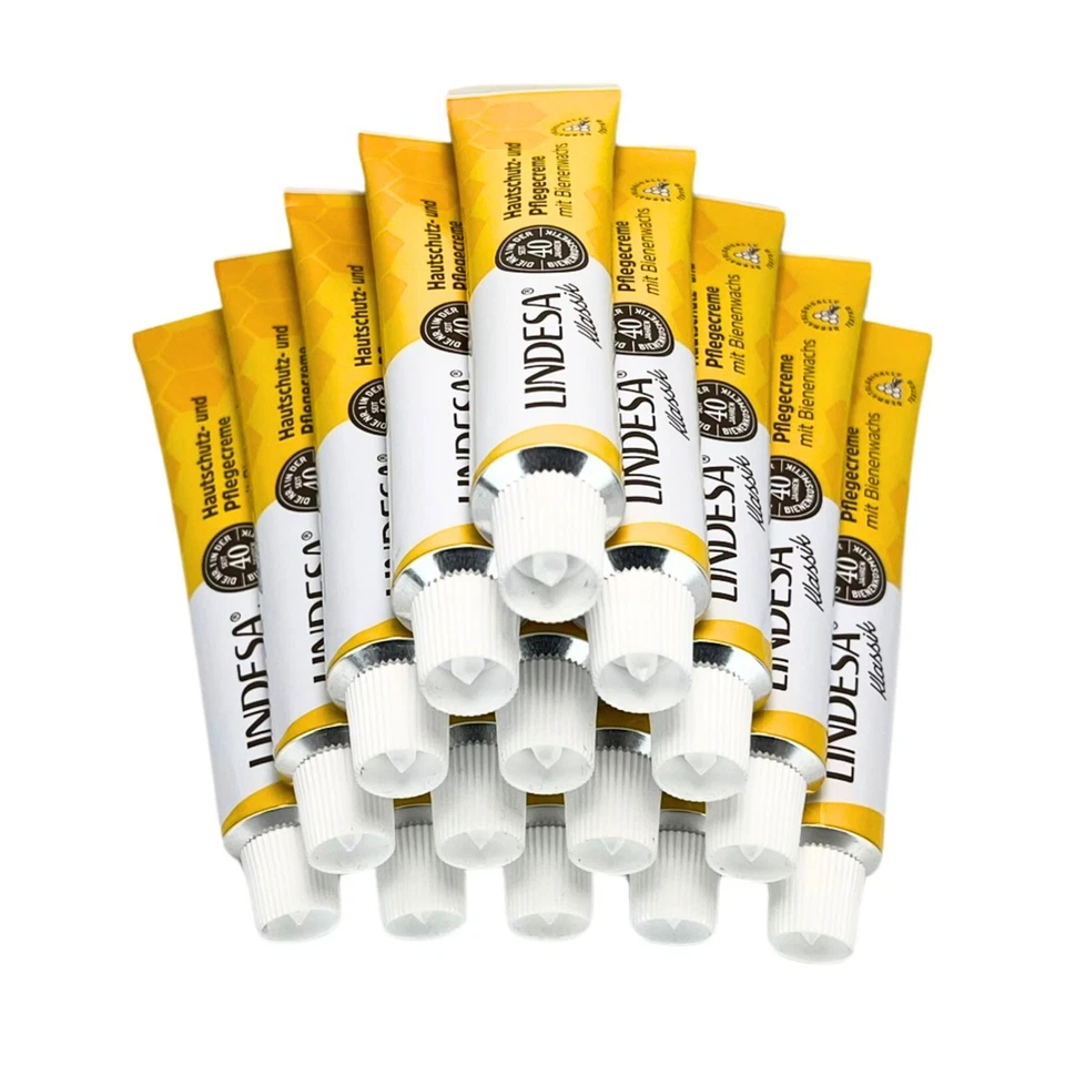 LINDESA® Klassik Handcreme Hautschutz u.Pflegecreme mit Bienenwachs 50ml AluTube - Bild 2 von 3