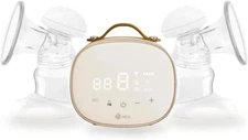 V6CO Double Electric Breast Pump Set, Rechargeable- Open Box