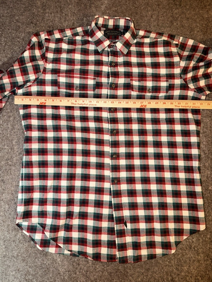 Ralph Lauren x Polo Country Vintage Polo Country Ralph Lauren Flannel Size Large View 5
