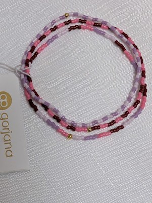 Gorjana Bracelets Set Pink Multi Malibu Gigi Beaded Striped Colorful Vacation GORJANA Gigi Striped Malibu Bracelets Set (3) | eBay main image 4