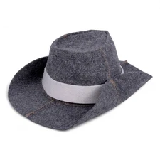 Cowboy Hat Sauna Hat Russian Banya Wool Blend Hat Шапка для Бани