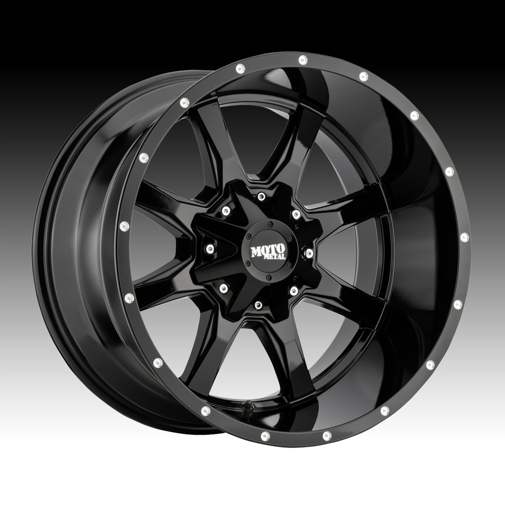 4/Moto Metal MO970 Gloss Black 18x10 6x135 / 6x5.5 -24mm