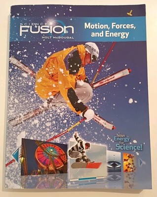 Science Fusion Motion Forces Energy Write-In Student Edition Workbook Homeschool