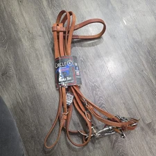 🐎 Reinsman CR424B BROWN HORSE BRIDLE SET Argentine Loop Reins