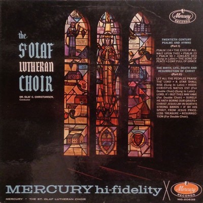 The St. Olaf Lutheran Choir*, Dr. Olaf C. Christians LP Mono Schallplatte 218185