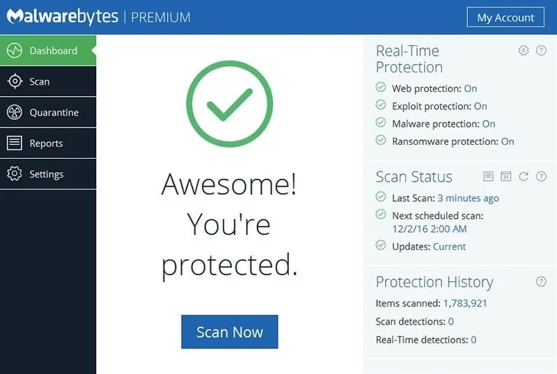 Malwarebytes Premium 2025 - 1 Device 1 Year Anti-Malware Protection 5 Min Email - Image 2 of 4