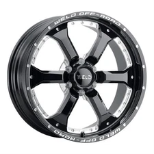 Weld Racing W12509084575 20x9 Granada Six Wheel, 6x139.7, Black