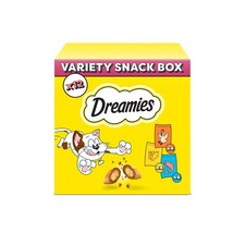 Image of DREAMIES - Cat Treats - 12 x 60g - Multipack Biscuits - Variety Snack Box -...