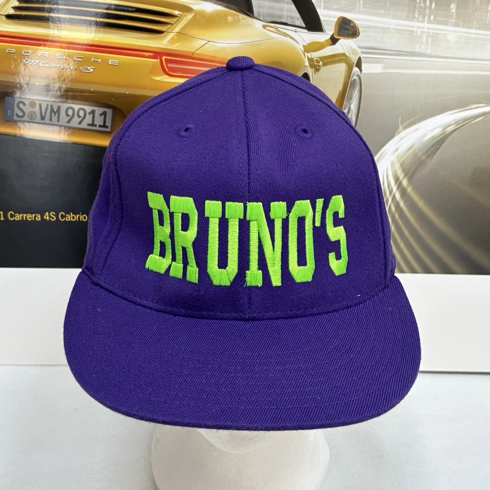 Bruno's Impresionante Gorra Gorra 210 Ajustable 7 1/4-7 5/8 Púrpura Informal Ajustable Para Hombre Foto 3 de 4