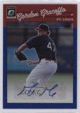 2023 Panini Donruss Blue Prizm 7/75 Gordon Graceffo #1990-GG Auto 5m1