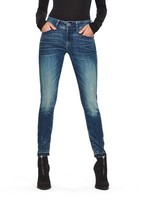 G-Star, Damen, Jeans, Skinny, Lynn Mid Skinny Rp Ankle Wmn, Blau, W25 L32