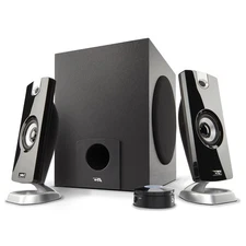 CA-3090 2.1 Speaker System with Subwoofer with 18W of Power – Easy Setup and ...