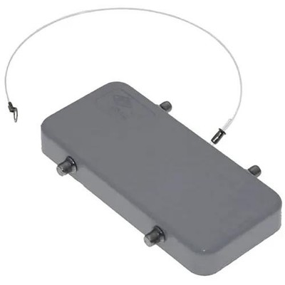 1PC ILME CHC-16 Rectangular connector, Standard, Rectangular Cover, size 77