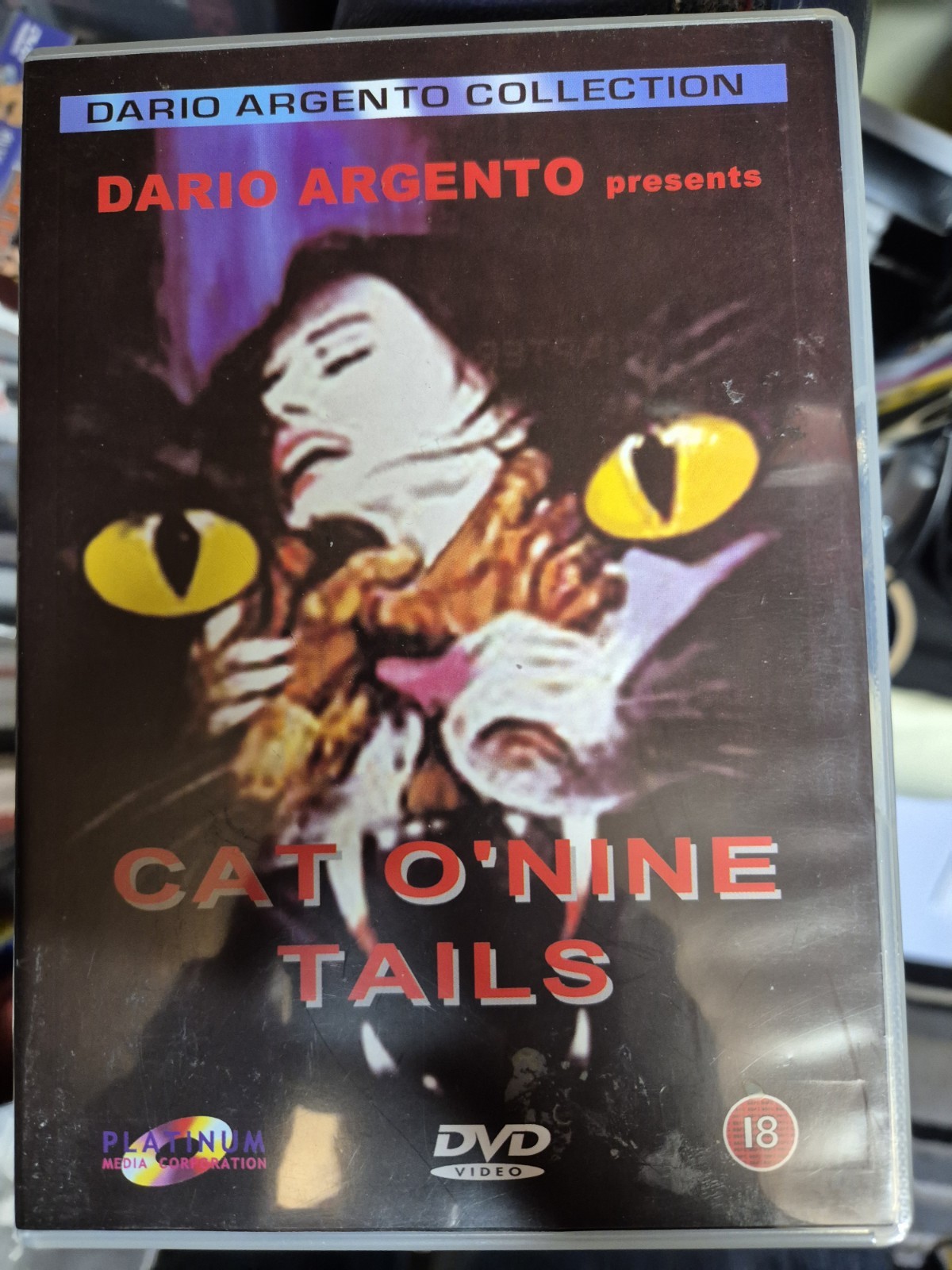Cat O'nine Tails [DVD] Horror Movie Rare OOP