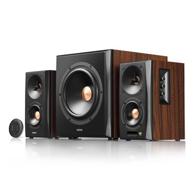 Edifier S360DB Bookshelf Speaker and Subwoofer 2.1 Speaker System Brown