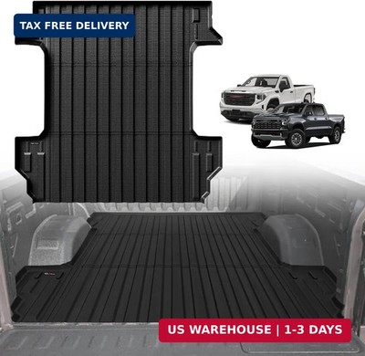 TripleAliners Truck Mat Compatible with 2019-2026 Chevy Silverado/GMC Sierra 150