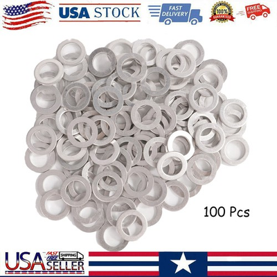 #ad New 100pcs 14MM Oil Drain Plug Crush Washer 94109 14000 For Honda Acura $6.50