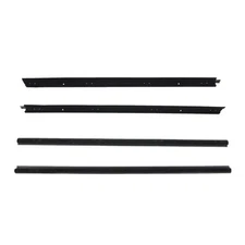 For Jeep Wrangler 1987-1995 TRQ WSA48487 Door Window Belt Weatherstrip Kit