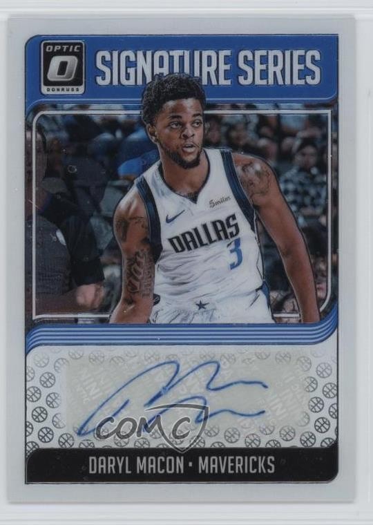 2018-19 Panini Donruss Optic Signature Series Daryl Macon #SG-DMC Auto 05k6