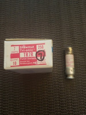 Lot of 7 - Mersen TRI-ONIC TR7R, TR-7, TR-7R TR 7A Fuse  RK5 250V