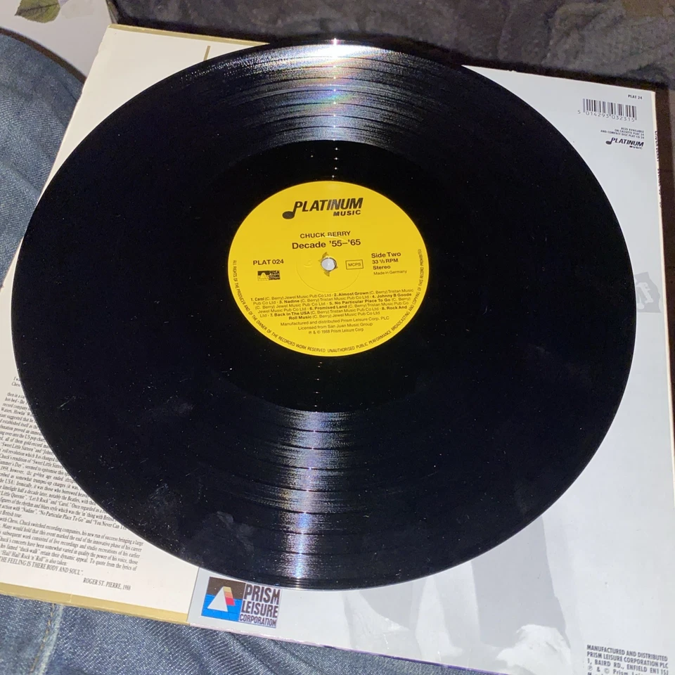 Chuck Berry – Decade '55 - '65 (12" Vinyl 1988) Vintage Rock & Roll ~ PLAT 24 - Image 4 of 4