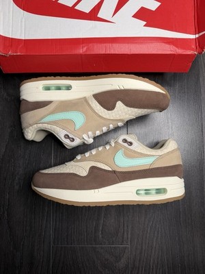 Nike Air Max 1 Crepe Brown Hemp FD5088-200 Herren UK 7,5