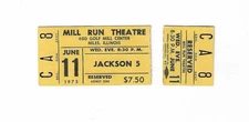 Michael Jackson and the Jackson 5 Concert Ticket Stub from 6/11/1975