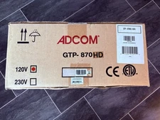 Adcom GTP-870HD Surround Sound Processor / Preamplifier
