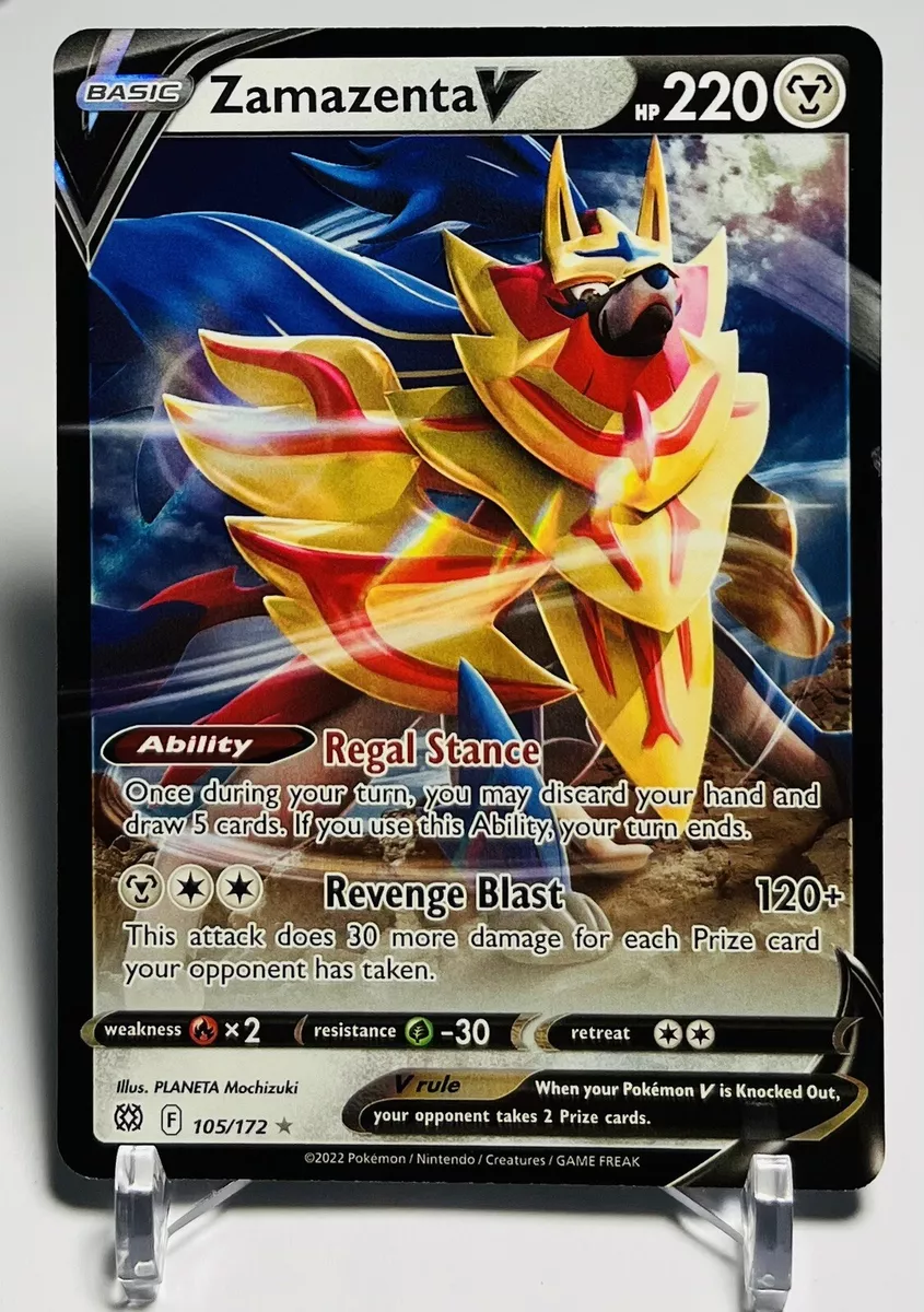 Zamazenta V (Brilliant Stars 105) - Bulbapedia, the community-driven  Pokémon encyclopedia