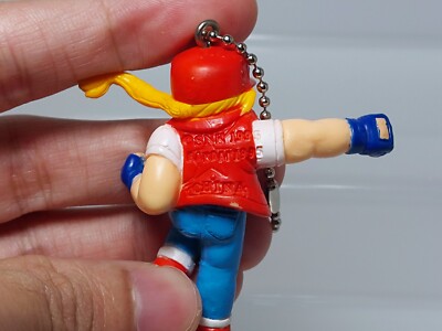 Fatal Fury Terry Bogard Keychain Figure Bandai SNK 1995 Japan K08