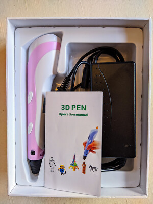 3D Stereo Drawing Pen Model SL-200A Pink (Used)