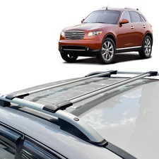 Roof Racks Cross Bars gray aluminum For Infiniti FX35 FX45 2003-2008