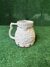 Starbucks WORLD GLOBE Ceramic Travel Mug w/ COFFEE with lid ( Large ) VGC