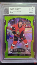 2020-21 Upper Deck Allure Josh Norris Green Quartz /99 ACA8.5 Graded Rookie