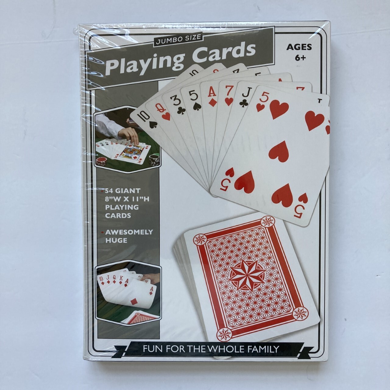 Jumbo Playing Cards Size 8 X 11 Giant Novelty Family Game Night Polka Jumbo Playing Cards Size 8 X 11 Giant Novelty Family Game Night Polka