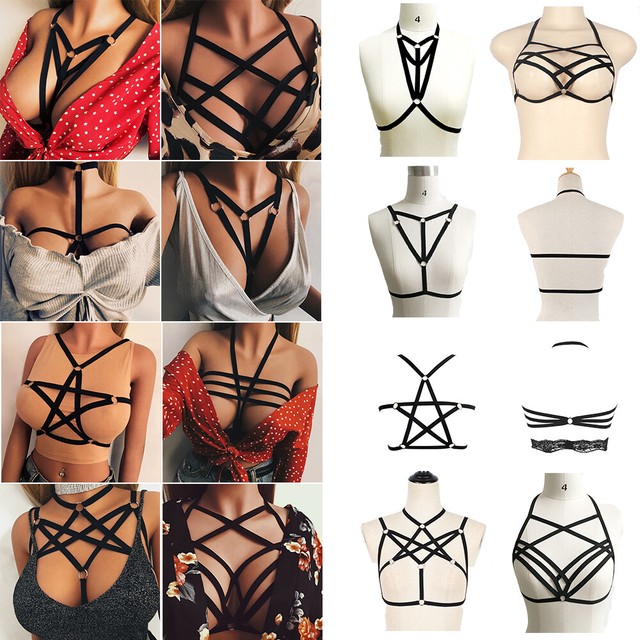 bandage strap bralette