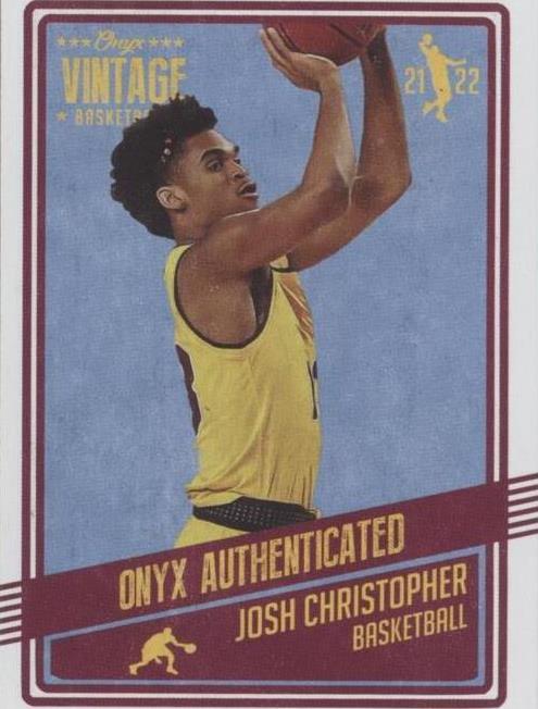 2021-22 Onyx Vintage - Josh Christopher #VBJC - 1 of 2