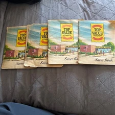 Top Value Stamps Saver Book 1966 3 With Stamp And 1 No Stamps Lot Of 4 .