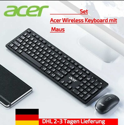 Wireless Tastatur Keyboard & Maus Combo Bluetooth kabellose Mit Maus-Set Acer De