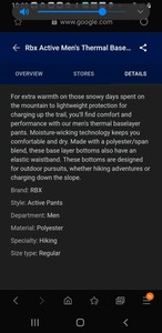 rbx comfort base layer