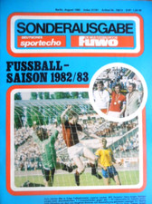 SPORTECHO FUWO SONDERAUSGABE 1982-1983 DDR-Oberliga Dresden BFC Lok Jena Hansa