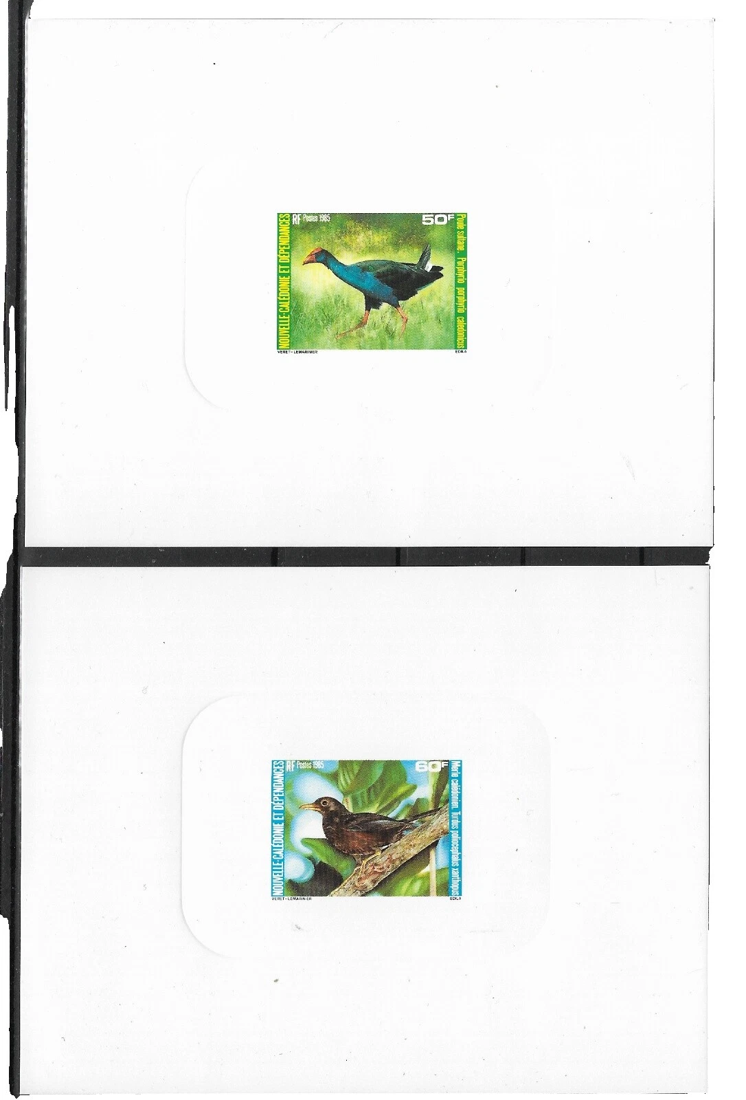 New Caledonian Proof, Essay Topical Postal Stamps