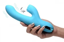 5 Star 13X Silicone Pulsing and Vibrating Rabbit Sex Toy Waterproof Rechargeable