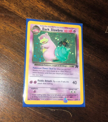 Pokemon Team Rocket Dark Slowbro Holo 12/82 CCG | eBay