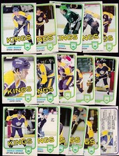 1981 - 82 OPC Team SET Lot of 16 Los Angeles KINGS NM+ o-pee-chee MURPHY (R) 