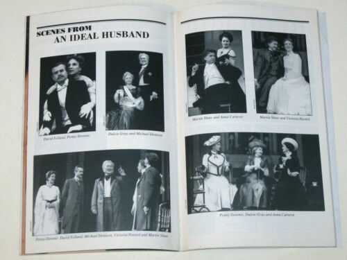 Vintage 1996 An IDEAL HUSBAND at Ethel Barrymore Theatre PLAYBILL! Martin Shaw! - Picture 5 of 5