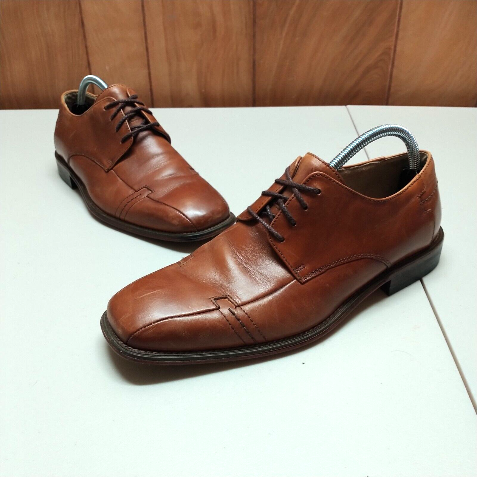 stacy adams brown leather shoes