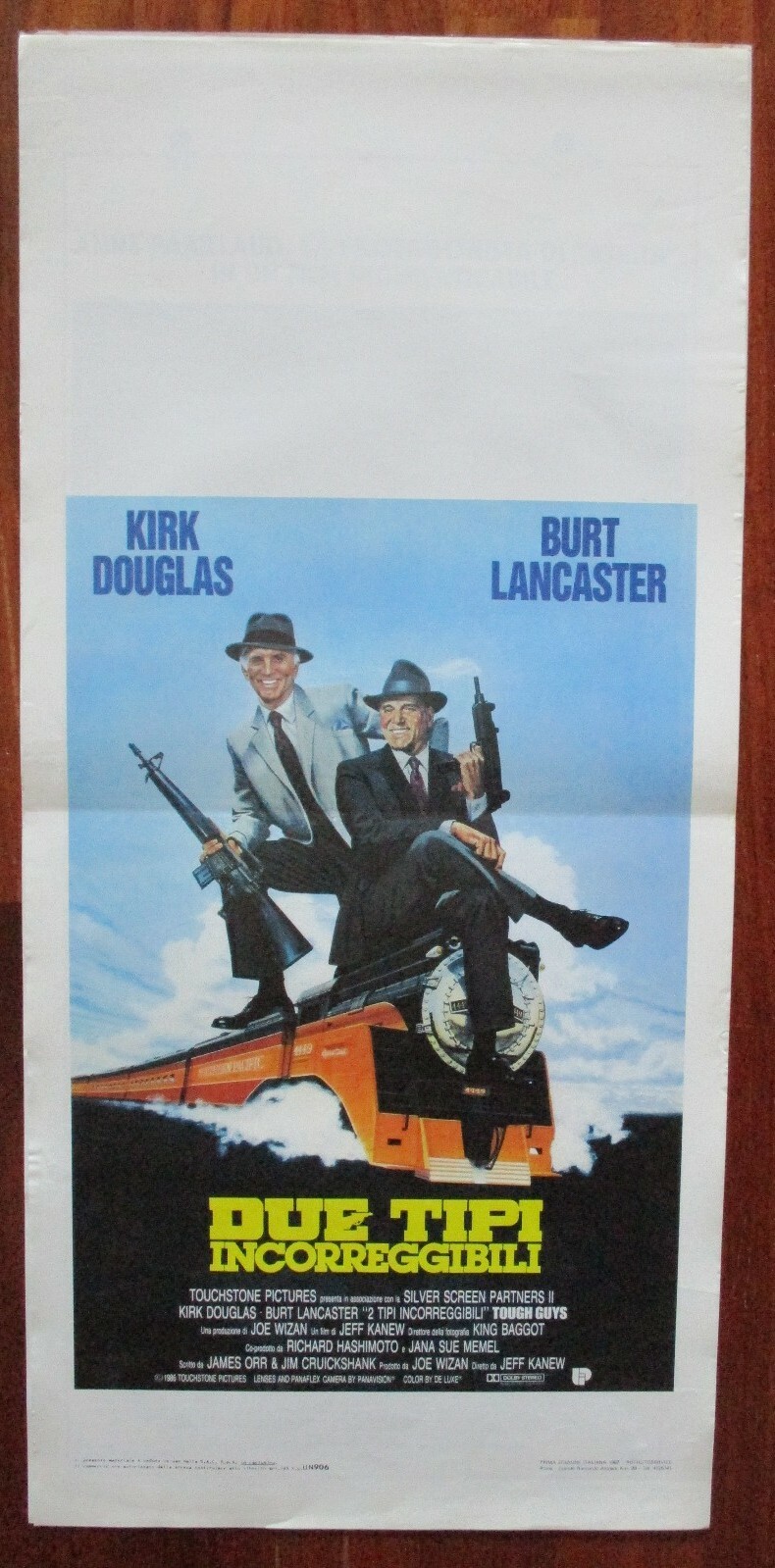 Locandina originale film Due tipi incorreggibili (1987) - Regia di Jeff Kanew