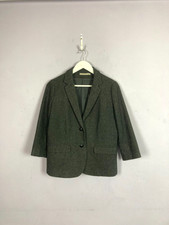 Kookai Wool Blazer Jacket, Grey, Uk10, Eu38, Vintage 90s, Y2k, Tailoring, Smart
