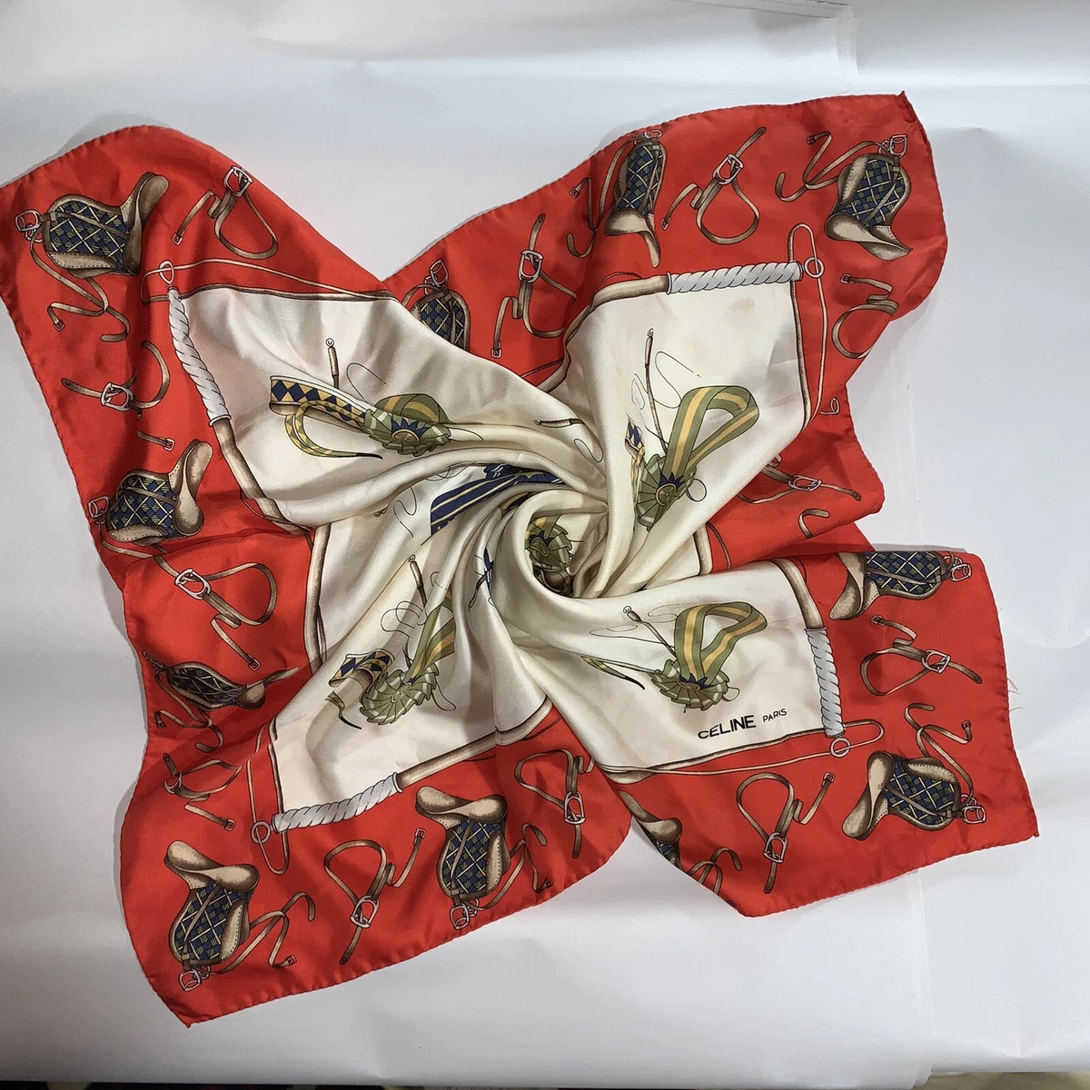 Celine silk sales scarf